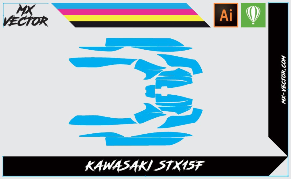Gabarit Covering Kawasaki STX 15F | MX-Vector