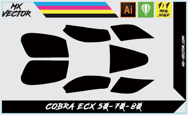 Gabarits Déco Quad Cobra ECX 50-70-80| MX-Vector.com