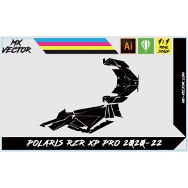 Polaris RZR PRO XP Ultimate 2020-22 Design Vector Template