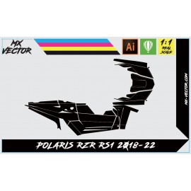 Polaris RZR RS1 2018-22 Graphic Template