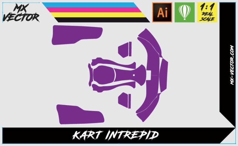 Gabarits Déco Kart Intrepid | MX-Vector.com