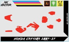 Honda CRF150R 2007-27 Graphic Template | MX-Vector