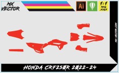 Template Déco Honda CRF250R 2022-24 | MX-Vector
